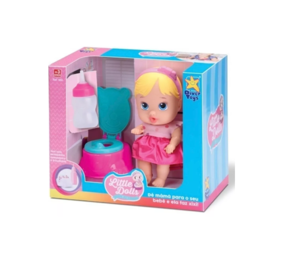 Boneca Little Dolls Faz Xixi-loira - Image 2