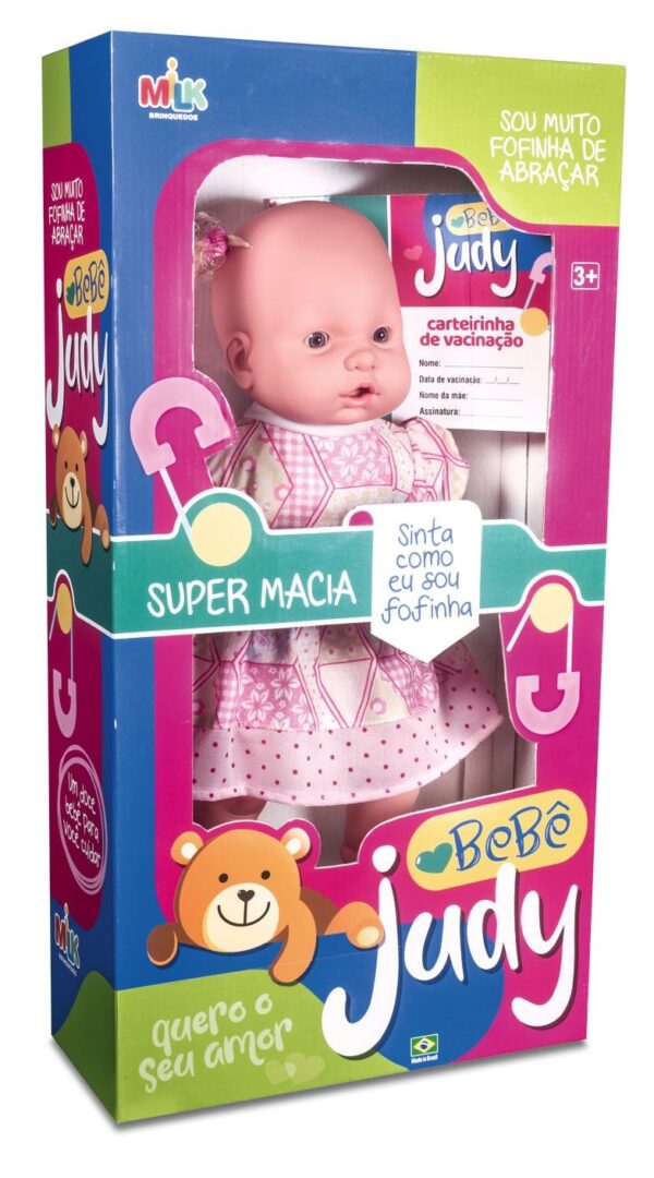 Boneca  Judy Amiguinha Com Carteirinha Vacinação