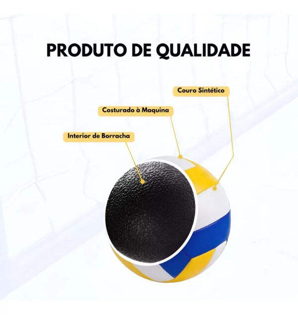 Bola De Voleibol Couro Alta Qualidade Competição - Sports - Image 8