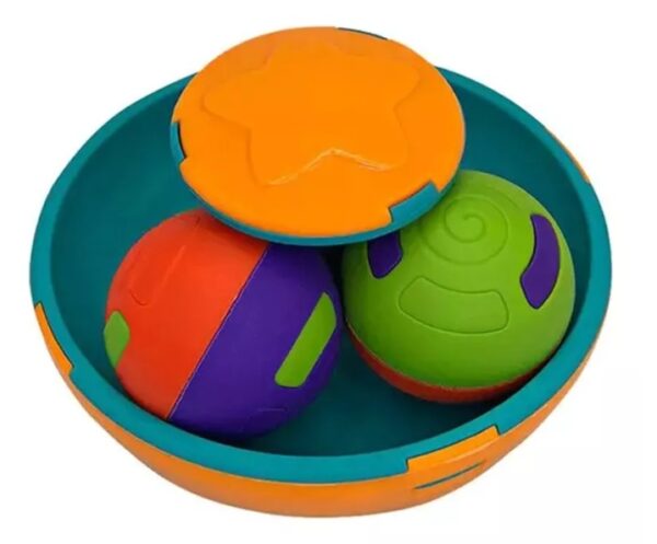 Brinquedo Infantil Pião Gira Ball Com 2 Bolinhas - Image 3