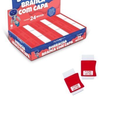 BORRACHA BRANCA COM CAPA