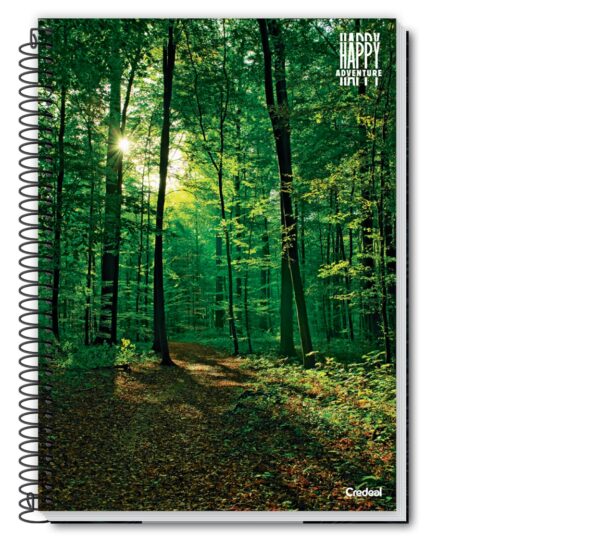 Caderno Pequeno Espiral com Capa Flexível - 48 Folhas,