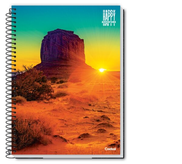 Caderno Pequeno Espiral com Capa Flexível - 48 Folhas, - Image 2