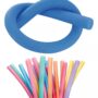 10 Un Boia Espaguete Macarrão Flutuador Piscina Natação Cor Colorido