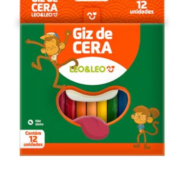 Giz de cera 12 cores