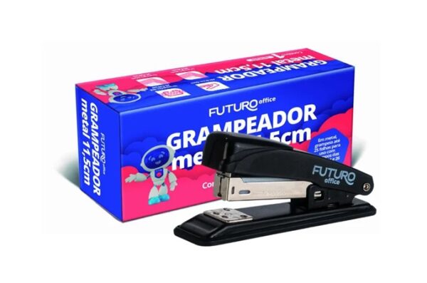 Grampeador Metal 11,5cm para 25 Folhas - Futuro - Image 4