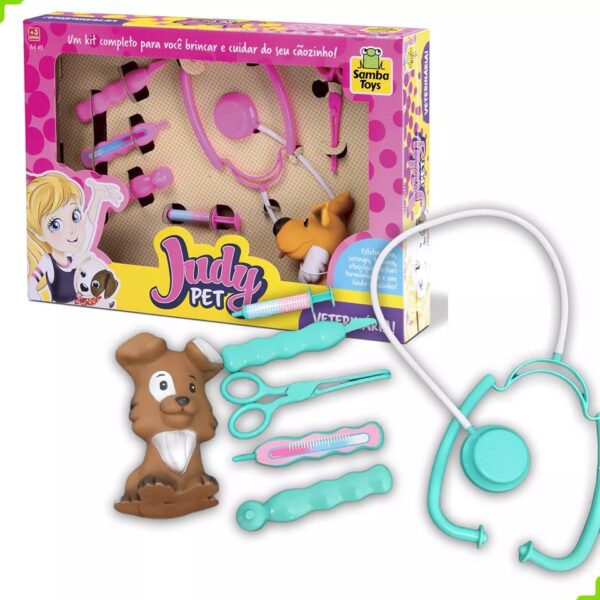 Kit Veterinário Da Judy Com 6 Peças E 1 Cachorrinho Sortido - Image 7