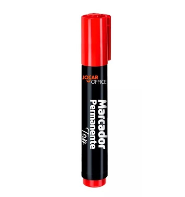 Caneta Marcador Permanente Top Jocar Office Vermelho - Image 2