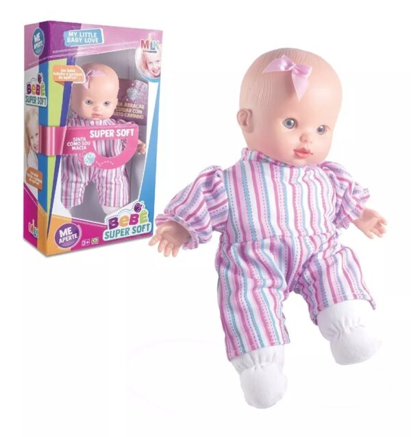 Boneca Bebe Super Soft
