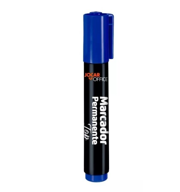 Caneta Marcador Permanente Top Jocar Office Un Azul - Image 3