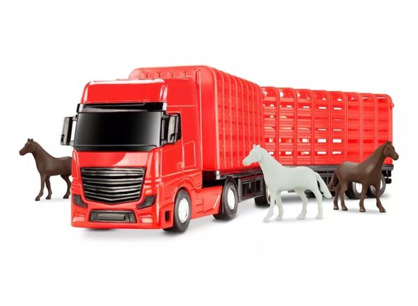 Caminhão Haras Carreta Bitrem Petroleum C/ Cavalo