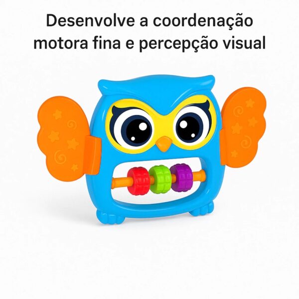 Brinquedo Para Bebê Interativo Coruja Corujinha Esconde Esconde. - Image 2