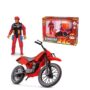 Moto com Boneco Bombeiro