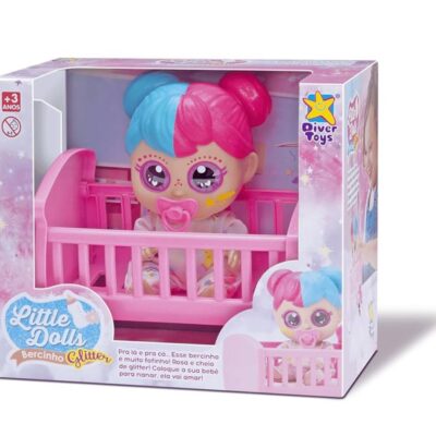 Boneca Little Dolls Bercinho Glitter